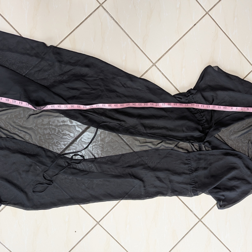 Sheer Black Long Cover-Up
